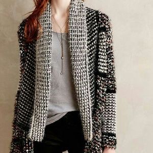 Anthropology Confetti Cardigan Sweater Size: M